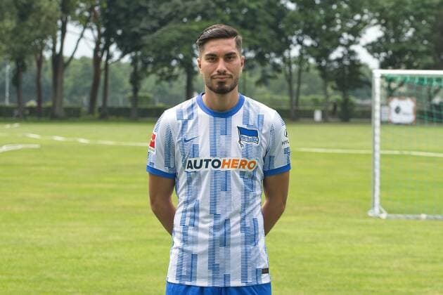 Suat Serdar, Hertha BSC, 1. BL, Portraettermin 2021 2022, 22.07.21, GER, Berlin, Fussball, 22.07.21, Hertha BSC Berlin Copyright: xUwexKoch Eibner-Pressefotox EP_EER