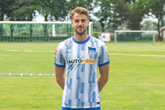 Lukas Kluenter, Hertha BSC, 1. BL, Portraettermin 2021 2022, 22.07.21, GER, Berlin, Fussball, 22.07.21, Hertha BSC Berlin Copyright: xUwexKoch Eibner-Pressefotox EP_EER