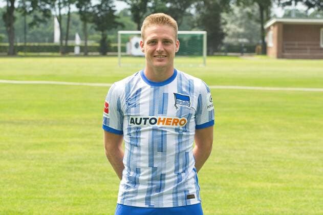 Santiago Ascacibar, Hertha BSC, 1. BL, Portraettermin 2021 2022, 22.07.21, GER, Berlin, Fussball, 22.07.21, Hertha BSC Berlin Copyright: xUwexKoch Eibner-Pressefotox EP_EER