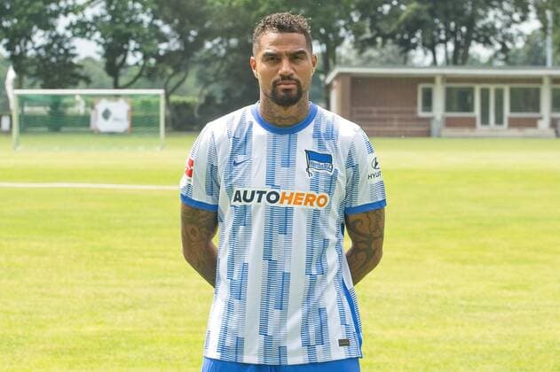 Kevin Prince Boateng, Hertha BSC, 1. BL, Portraettermin 2021 2022, 22.07.21, GER, Berlin, Fussball, 22.07.21, Hertha BSC Berlin Copyright: xUwexKoch Eibner-Pressefotox EP_EER