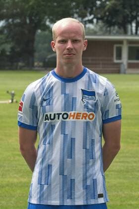 Dennis Jastrzembski, Hertha BSC, 1. BL, Portraettermin 2021 2022, 22.07.21, GER, Berlin, Fussball, 22.07.21, Hertha BSC Berlin Copyright: xUwexKoch Eibner-Pressefotox EP_EER