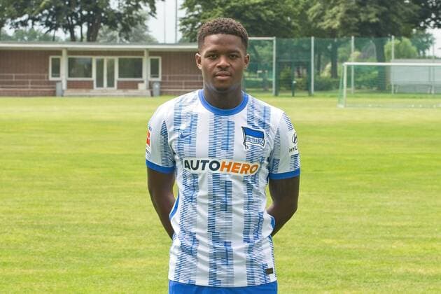 Daishawn Redan, Hertha BSC, 1. BL, Portraettermin 2021 2022, 22.07.21, GER, Berlin, Fussball, 22.07.21, Hertha BSC Berlin Copyright: xUwexKoch Eibner-Pressefotox EP_EER