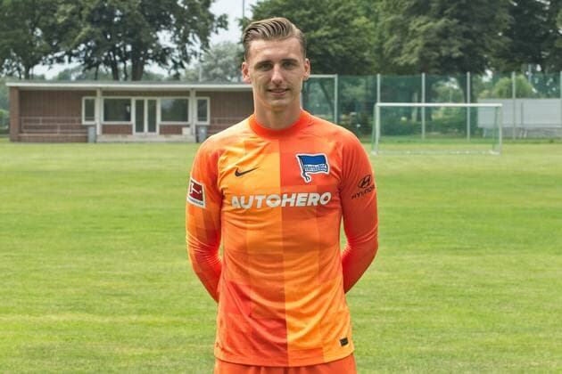 Marcel Lotka, Hertha BSC, 1. BL, Portraettermin 2021 2022, 22.07.21, GER, Berlin, Fussball, 22.07.21, Hertha BSC Berlin Copyright: xUwexKoch Eibner-Pressefotox EP_EER