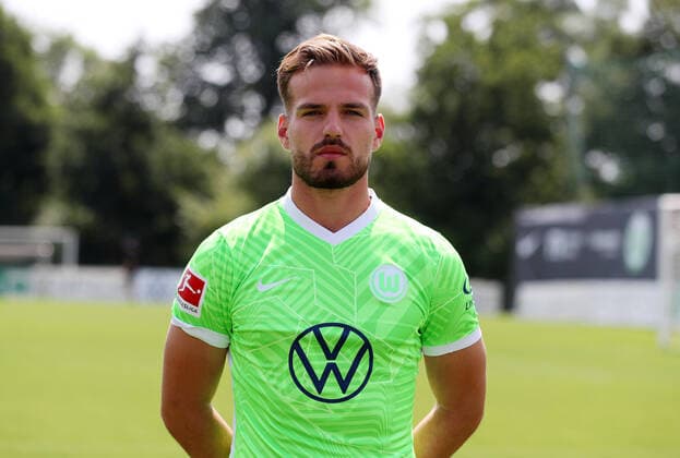 VfL Porträttermin 2021 2022 Bad Waltersdorf, 22.07.2021, VfL Wolfsburg, 1. BL, Porträttermin 2021 2022, Marin Pongracic (VfL Wolfsburg) Bad Waltersdorf