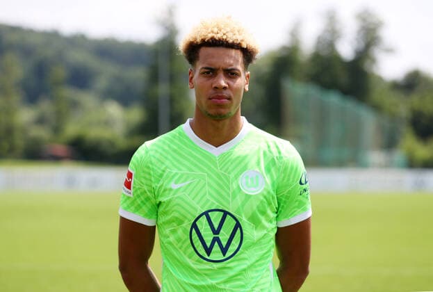 VfL Porträttermin 2021 2022 Bad Waltersdorf, 22.07.2021, VfL Wolfsburg, 1. BL, Porträttermin 2021 2022, Felix Nmecha (VfL Wolfsburg) Bad Waltersdorf