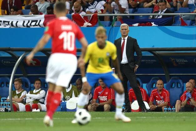 Mandatory Credit: Photo by Michael Zemanek BPI Shutterstock (9718733bx) Manager Vladimir Petkovic (Croatia) of Switzerland Brazil v Switzerland, Group E, 2018 FIFA World Cup, WM, Weltmeisterschaft, Fussball football match, Rostov Arena, Rostov-on-Don, Russia - 17 Jun 2018 Brazil v Switzerland, Group E, 2018 FIFA World Cup football match, Rostov Arena, Rostov-on-Don, Russia - 17 Jun 2018  Copyright: xMichaelxZemanek BPI Shutterstockx 9718733bx