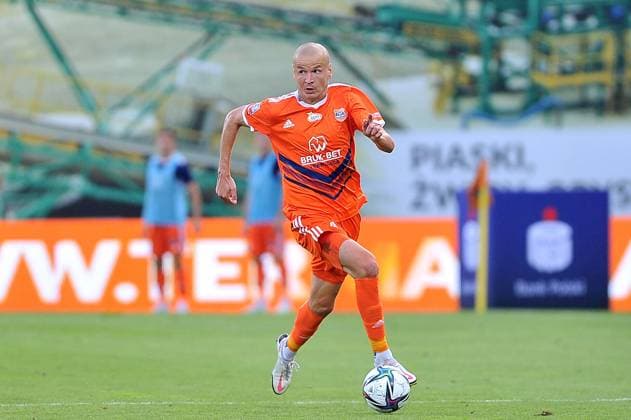 2021.07.23 Nieciecza Pilka nozna, PKO BP Ekstraklasa, sezon 2021 2022 Bruk-Bet Termalica Nieciecza - PGE FKS Stal Mielec N z Adam Hlousek Foto Krzysztof Porebski PressFocus 2021.07.23 Nieciecza Football, Polish top league - first level, 2021 22 season Bruk-Bet Termalica Nieciecza - PGE FKS Stal Mielec Adam Hlousek Credit: Krzysztof Porebski PressFocus NEWSPIX.PL --- Newspix.pl  20210723PF_KP058