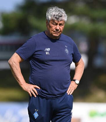 Fussball, Herren, Saison 2021 2022, Testspiel, 1. FC Union Berlin - Dynamo Kiew in Kematen (Österreich), Trainer Mircea Lucescu (Dynamo Kiew), 23.07. 2021, Copyright: xMatthiasxKochx