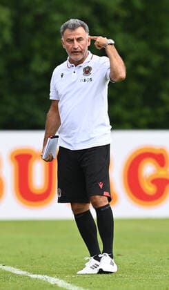 Fussball, Herren, Saison 2021 2022, Testspiel in Imst (Österreich), 1. FC Union Berlin - OGC Nizza (2:0), Trainer Christophe Galtier (OGC Nizza), 24.07. 2021, Copyright: xMatthiasxKochx