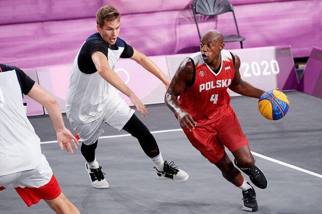 2021.07.25 Igrzyska Olimpijskie Tokio 2020 Koszykowka 3x3, mecz ROC vs Polska N z Michael Hicks Foto Rafal Oleksiewicz PressFocus 2021.07.25 Tokyo 2020 Olympic Games, Olympische Spiele, Olympia, OS Men s 3x3 Basketball, matcz ROC vs Poland Michael Hicks Credit Rafal Oleksiewicz PressFocus NEWSPIX.PL --- Newspix.pl  20210725PFRO2118