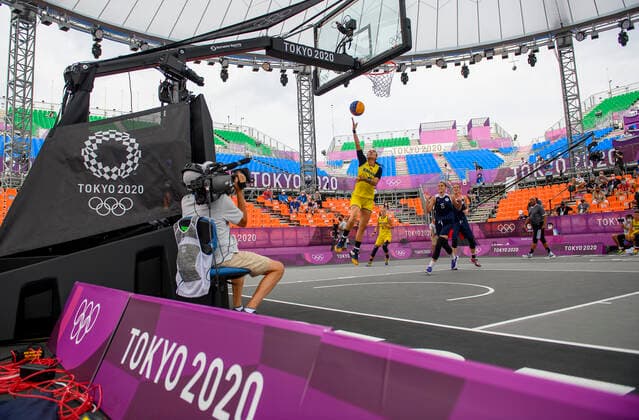 Sonia URSU (ROM), Aktion, Rumaenien Romania (ROU) gegen Russian Olympic Committee ROC 12:21 3 x 3 Basketball der Frauen, Women s Pool Round, Aomi Urban Sports Park 26.07.2021 Olympische Sommerspiele 2020, vom 23.07. - 08.08.2021 in Tokio Japan.