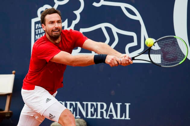 TENNIS - ATP, Tennis Herren Generali Open 2021 KITZBUEHEL,AUSTRIA,26.JUL.21 - TENNIS - ATP World Tour, Generali Open. Image shows Ernests Gulbis (LAT).  GEPAxpictures xPatrickxSteiner