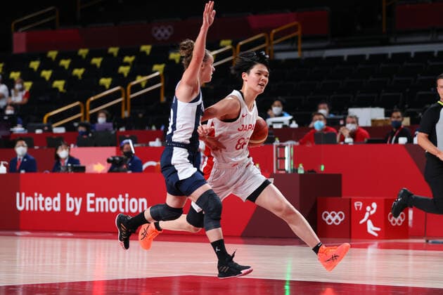 Himawari Akaho (JPN), JULY 27, 2021 - Basketball : Women s Preliminary Round Group B match between Japan - France during the Tokyo 2020 Olympic Games, Olympische Spiele, Olympia, OS at the Saitama Super Arena in Saitama, Japan. Noxthirdxpartyxsales  (165565413)