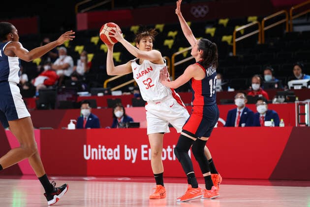 Yuki Miyazawa (JPN), JULY 27, 2021 - Basketball : Women s Preliminary Round Group B match between Japan - France during the Tokyo 2020 Olympic Games, Olympische Spiele, Olympia, OS at the Saitama Super Arena in Saitama, Japan. Noxthirdxpartyxsales  (165577643)