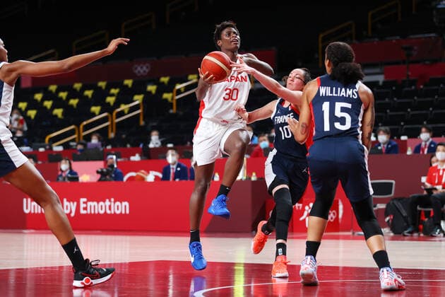 Evelyn Mawuli (JPN), JULY 27, 2021 - Basketball : Women s Preliminary Round Group B match between Japan - France during the Tokyo 2020 Olympic Games, Olympische Spiele, Olympia, OS at the Saitama Super Arena in Saitama, Japan. Noxthirdxpartyxsales  (165577807)