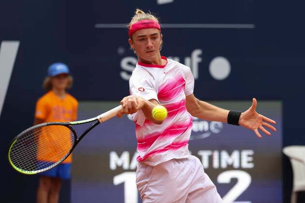 Lukas Neumayer (AUT) Tennis - Generali Open Kitzbuehel 2020 - ATP, Tennis Herren 250 - Kitzbuehler Tennis Club - Kitzbuehel - Tirol - Oesterreich - 27 July 2021. Copyright: xJuergenxHasenkopfx