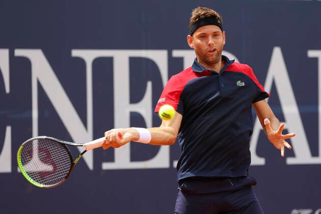 Filip Krajinovic Tennis - Generali Open Kitzbuehel 2020 - ATP, Tennis Herren 250 - Kitzbuehler Tennis Club - Kitzbuehel - Tirol - Oesterreich - 28 July 2021. Copyright: xJuergenxHasenkopfx