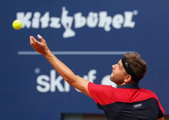 Filip Krajinovic Tennis - Generali Open Kitzbuehel 2020 - ATP, Tennis Herren 250 - Kitzbuehler Tennis Club - Kitzbuehel - Tirol - Oesterreich - 28 July 2021. Copyright: xJuergenxHasenkopfx