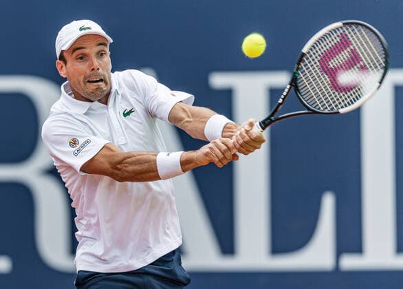 28.07.2021, Sportpark, Kitzbühel, AUT, ATP, Tennis Herren Tour, Generali Open Kitzbühel, im Bild Roberto Bautista Agut (ESP) Roberto Bautista Agut of Spain during the Generali Open Tennis Tournament of the ATP Tour at the Sportpark in Kitzbühel, Austria on 2021 07 28.