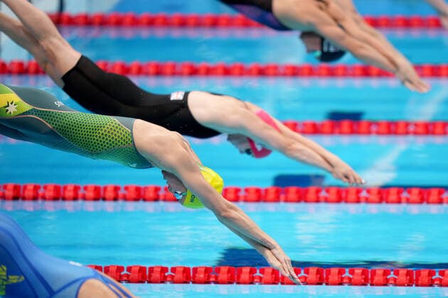 PARIS 2024, OLYMPIC LEGENDS: Emma McKeon OLY21 SWIM FINALS, Emma McKeon of Australia competes in the Women?s 100m Freestyle Semifinal at the Tokyo Aquatics Centre during the Tokyo Olympic Games, Olympische Spiele, Olympia, OS in Tokyo, Japan, Thursday, July 29, 2021. ( NO ARCHIVING, EDITORIAL USE ONLY, NO USE IN BOOKS WITHOUT CONSENT TOKYO JAPAN  Copyright: xJOExGIDDENSx 20210729001561565884