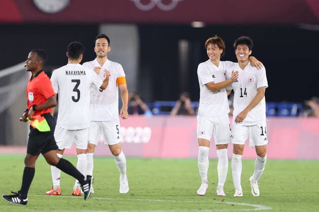 U-24U-24 Japan team group, Mannschaftsbild, Totale (JPN), JULY 28, 2021 - Football Soccer : Men s First Round Group A match between France 0-4 Japan during the Tokyo 2020 Olympic Games, Olympische Spiele, Olympia, OS at the International Stadium Yokohama in Kanagawa, Japan. Noxthirdxpartyxsales  (165720737)