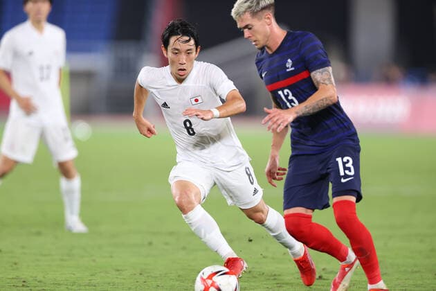 Koji Miyoshi (JPN), JULY 28, 2021 - Football Soccer : Men s First Round Group A match between France 0-4 Japan during the Tokyo 2020 Olympic Games, Olympische Spiele, Olympia, OS at the International Stadium Yokohama in Kanagawa, Japan. Noxthirdxpartyxsales  (165725549)