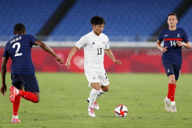 Reo Hatate (JPN), JULY 28, 2021 - Football Soccer : Tokyo 2020 Olympic Games, Olympische Spiele, Olympia, OS Men s football 1st round group A match between France 0-4 Japan at the International Stadium Yokohama in Yokohama, Japan. Noxthirdxpartyxsales  (165779620)
