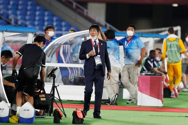 Hajime Moriyasu (JPN), JULY 28, 2021 - Football Soccer : Tokyo 2020 Olympic Games, Olympische Spiele, Olympia, OS Men s football 1st round group A match between France 0-4 Japan at the International Stadium Yokohama in Yokohama, Japan. Noxthirdxpartyxsales  (165779714)
