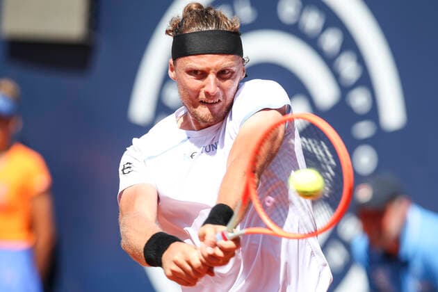 TENNIS - ATP, Tennis Herren Generali Open 2021 KITZBUEHEL,AUSTRIA,29.JUL.21 - TENNIS - ATP World Tour, Generali Open. Image shows Jozef Kovalik (SVK).  GEPAxpictures xPatrickxSteiner