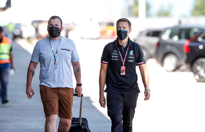 Antti Vierula (FIN, Mercedes-AMG Petronas F1 Team), F1 Grand Prix of Hungary at Hungaroring on July 29, 2021 in Budapest, Hungary. (Photo by HOCH ZWEI) Budapest Hungary
