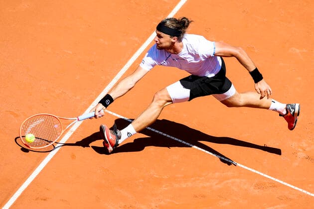 TENNIS - ATP, Tennis Herren Generali Open 2021 KITZBUEHEL,AUSTRIA,29.JUL.21 - TENNIS - ATP World Tour, Generali Open. Image shows Jozef Kovalik (SVK).  GEPAxpictures xPatrickxSteiner