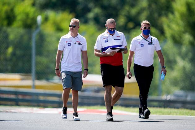 July 29, 2021, Mogyorod, Hungary: NIKITA MAZEPIN of Russia and Haas F1 Team is seen during preparations of the 2021 FIA Formula 1 Hungarian Grand Prix at the Hungaroring in Mogyorod near Budapest, Hungary. Mogyorod Hungary - ZUMAg147 20210729_zap_g147_011 Copyright: xJamesxGasperottix