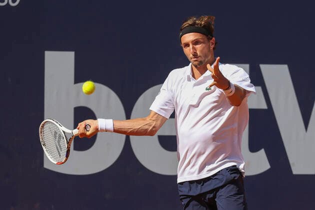 Arthur Rinderknech (FRA) Tennis - Generali Open Kitzbuehel 2020 - ATP, Tennis Herren 250 - Kitzbuehler Tennis Club - Kitzbuehel - Tirol - Oesterreich - 29 July 2021. Copyright: xJuergenxHasenkopfx