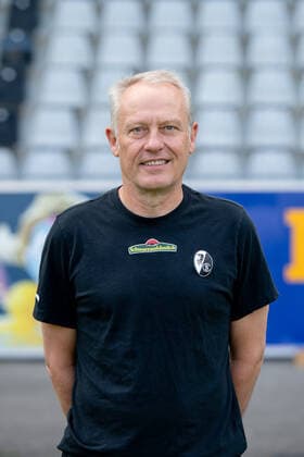 Christian Streich (SC Freiburg, Trainer), GER, SC Freiburg, 29.07.2021, Media Day Fussball Bundesliga, Spielzeit 2021 2022 DFL REGULATIONS PROHIBIT ANY USE OF PHOTOGRAPHS AS IMAGE SEQUENCES AND OR uerthQUASI-VIDEO GER, SC Freiburg, 29.07.2021, Media Day Fussball Bundesliga, Spielzeit 2021 2022 Freiburg Copyright: xEibnerxPressefotox EP_EER