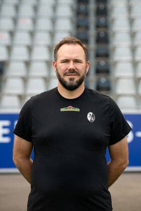 Florian Mack (SC Freiburg, Physiotherapeut), GER, SC Freiburg, 29.07.2021, Media Day Fussball Bundesliga, Spielzeit 2021 2022 DFL REGULATIONS PROHIBIT ANY USE OF PHOTOGRAPHS AS IMAGE SEQUENCES AND OR uerthQUASI-VIDEO GER, SC Freiburg, 29.07.2021, Media Day Fussball Bundesliga, Spielzeit 2021 2022 Freiburg Copyright: xEibnerxPressefotox EP_EER