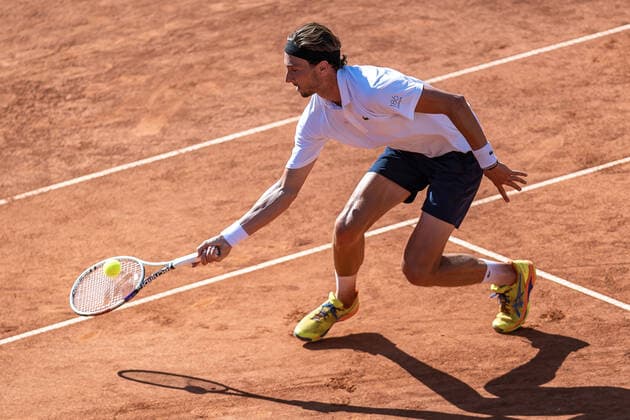 29.07.2021, Sportpark, Kitzbühel, AUT, ATP, Tennis Herren Tour, Generali Open Kitzbühel, Viertelfinale, im Bild Arthur Rinderknech (FRA) Arthur Rinderknech of France during the quarter final matchGenerali Open Tennis Tournament of the ATP Tour at the Sportpark in Kitzbühel, Austria on 2021 07 29.