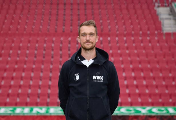 Andreas Bäumler; Reha- und Athletiktrainer FC Augsburg 1907; 1.BL, Porträttermin 2021 2022,