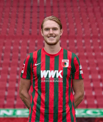 Hans Fredrik Jensen; FC Augsburg 1907; 1.BL, Porträttermin 2021 2022,