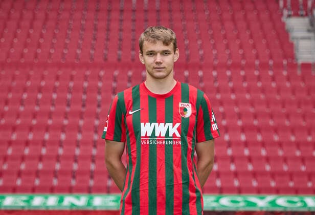 Lasse Günther; FC Augsburg 1907; 1.BL, Porträttermin 2021 2022,