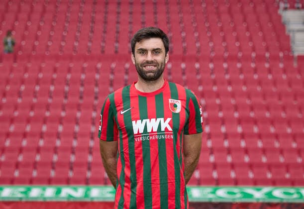 Jan Moravek; FC Augsburg 1907; 1.BL, Porträttermin 2021 2022,