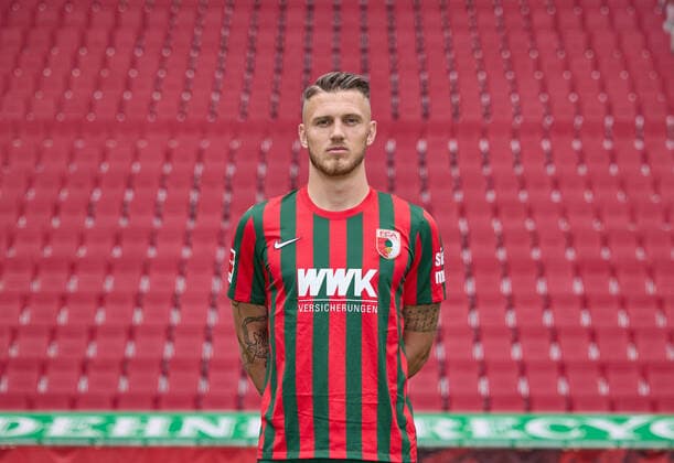 Jeffrey Gouweleeuw; FC Augsburg 1907; 1.BL, Porträttermin 2021 2022,