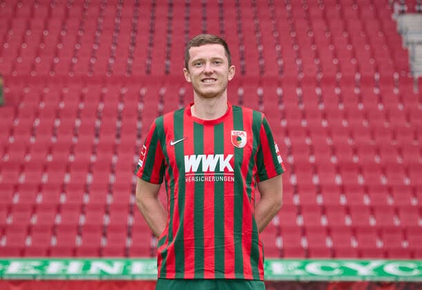 Michael Gregoritsch; FC Augsburg 1907; 1.BL, Porträttermin 2021 2022,