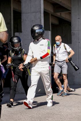 Angela Cullen (GBR, Mercedes-AMG Petronas F1 Team), 44 Lewis Hamilton (GBR, Mercedes-AMG Petronas F1 Team), F1 Grand Prix of Hungary at Hungaroring on July 30, 2021 in Budapest, Hungary. (Photo by HOCH ZWEI) Budapest Hungary