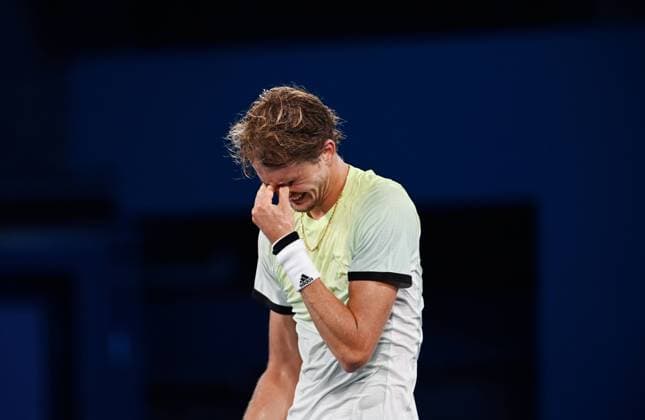 Tokyo 2020 Olympics, Olympic Tennis Event Alexander Zverev (GER) (Photo: Sportfoto Zimmer Daniel Kopatsch) Tokyo 2020 Olympics