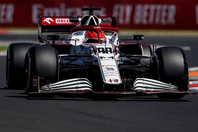 July 30, 2021, Mogyorod, Hungary: ROBERT KUBIKA of Poland, Alfa Romeo Racing reserve driver drives during practice of the 2021 FIA Formula 1 Hungarian Grand Prix at the Hungaroring in Mogyorod near Budapest, Hungary. Mogyorod Hungary - ZUMAg147 20210730_zap_g147_015 Copyright: xJamesxGasperottix
