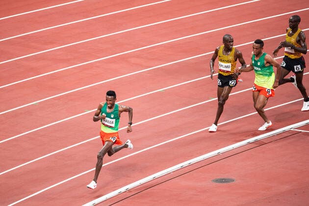 Bilder des Jahres 2021, Sport 07. Juli Sport Themen der Woche KW30 Sport Bilder des Tages 210730 Selemon Barega of Ethiopia competes in men?s 10 000m final during day 7 of the Tokyo 2020 Olympic Games, Olympische Spiele, Olympia, OS on July 30, 2021 in Tokyo. Photo: Jon Olav Nesvold BILDBYRAN COP 217 VG0147 friidrott athletics friidrett olympic games olympics os ol olympiska spel olympiske leker tokyo2020 tokyo 2020 tokyo-os tokyo-ol bbeng *** 210730 Selemon Barega of Ethiopia competes in mens 10,000m final during day 7 of the Tokyo 2020 Olympic Games on July 30, 2021 in Tokyo Photo Jon Olav Nesvold PICTURE AGENCY COP 217 VG0147 athletics athletics athletics olympic games olympics os ol olympic games olympic games tokyo2020 tokyo 2020 tokyo os tokyo ol bbeng,  Copyright: JONxOLAVxNESVOLD BB210730JE126