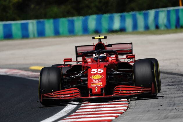 Formel 1 Grand Prix Großer Preis von Ungarn 2021 30.07.2021, Hungaroring, Budapest, Formel 1 Grand Prix Großer Preis von Ungarn 2021, im Bild Carlos Sainz Jr. (ESP 55), Scuderia Ferrari Mission Winnow