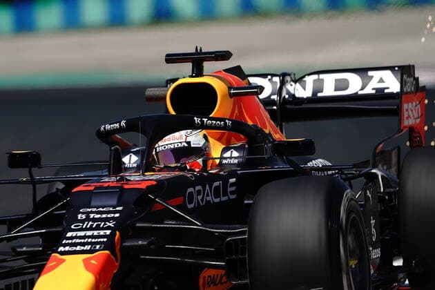 Formel 1 Grand Prix Großer Preis von Ungarn 2021 30.07.2021, Hungaroring, Budapest, Formel 1 Grand Prix Großer Preis von Ungarn 2021, im Bild Max Verstappen (NEL 33), Red Bull Racing Honda