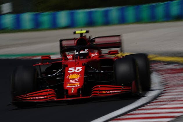 Formel 1 Grand Prix Großer Preis von Ungarn 2021 30.07.2021, Hungaroring, Budapest, Formel 1 Grand Prix Großer Preis von Ungarn 2021, im Bild Carlos Sainz Jr. (ESP 55), Scuderia Ferrari Mission Winnow