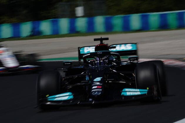 Formel 1 Grand Prix Großer Preis von Ungarn 2021 30.07.2021, Hungaroring, Budapest, Formel 1 Grand Prix Großer Preis von Ungarn 2021, im Bild Lewis Hamilton (GBR 44), Mercedes-AMG Petronas Formula One Team
